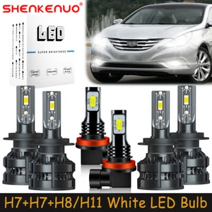 Combo bombilla de faro LED luz antiniebla de haz alto bajo Z8 para Hyundai Sonata 2011-2014 - Imagen 1 de 20