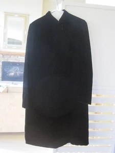 Black Velvet Handmade Dress Size 6 - Picture 1 of 2