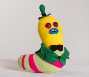 Mr Dinkles handmade plush, soft plushie Trolls inspired, 9 in high Made to order