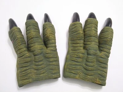 Garras de dinosaurio jurásico guantes juguete disfraz de Halloween reptil dinosaurio uñas niños Foto 1 de 4