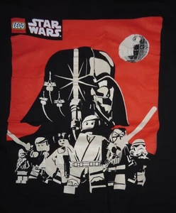 STAR WARS Built for LEGO (2XL) T-Shirt BUILDING BLOCKS Bricks DARTH VADER - Picture 1 of 3