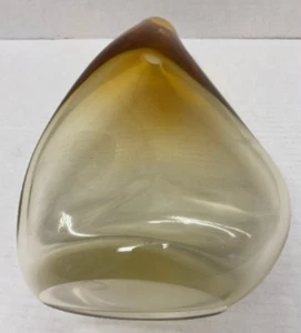 Vintage Sao Marcos Cristais Hand Blown Art Glass in Murano Style Crystal Vase - Picture 1 of 7