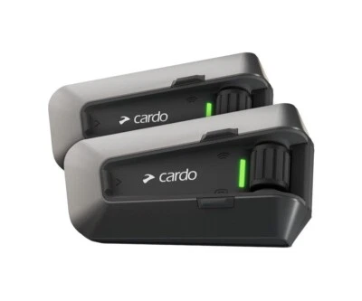 Cardo Packtalk Edge Duo PT200101 Bluetooth Intercom Headset Air Mount Motorcycle - Image 1 of 2