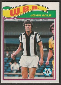 TOPPS-FOOTBALL (ORANGE BACK 1978)-#169- WST BROM WBA - JOHN WILE 