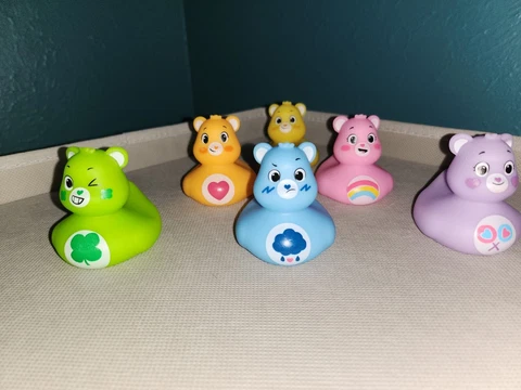 2" Care Bear Rubber Ducks - Ducking Bundle - Set of 20 ducks Cover