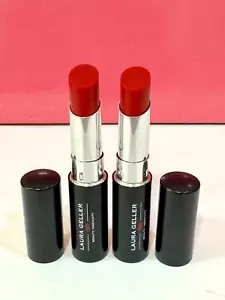 2 X New Laura Geller Creme Sheers Hydrating Lip Color Lipstick - Cheery Jubilee - Picture 1 of 2