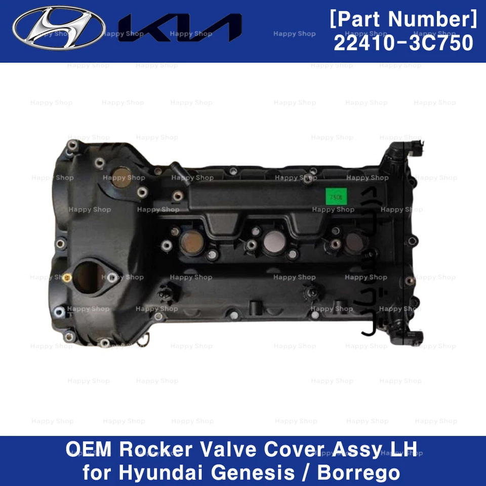 224103C750 Genuíno TAMPA DE VÁLVULA ASSY-ROCKER Esquerda para Hyundai Genesis Kia Borrego - Imagem 1 de 2