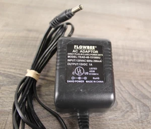 Genuine Flowbee AC Adapter Power Supply Cord 15 VDC 1000mA 1A OEM Replacement - Picture 1 of 4