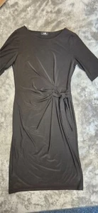 Ladies Wallis Black Dress Size 10 - Picture 1 of 7