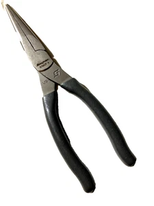 New Snap-on™ 97ACF 97ACFDT 9" long Dark Titanium Vinyl Grip Needle Nose Pliers - Picture 1 of 3