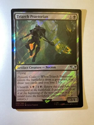 MTG - Triarch Praetorian Surge Foil Warhammer 40,000 In Hand NM - Image 1 of 2
