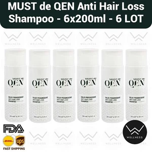 MUST de QEN Hair Loss Shampoo (Solid Progressive Performance Series) 6×200ml - Picture 1 of 2