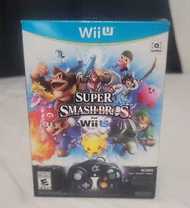 Super Smash Bros Game, Controller, Adapter Bundle Nintendo Wii U - Picture 1 of 9