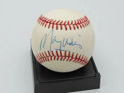 Maury Wills Autographed NL Baseball PSA/DNA dec 2022 - Image 1 of 4