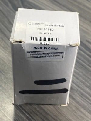 New GEMS LS-1950 S.S. 750PSI Liquid Float Level Sensor PN 01950 - USA - Image 1 of 4