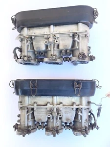 NICE PAIR OF USED ORIGINAL PORSCHE 911 ZENITH 40 TIN CARBURETORS - Picture 1 of 17