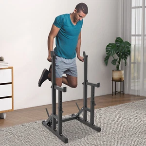 250kg/551.16lbs Multi-function Barbell Rack Adjustable Fitness Barbell Holder - Picture 1 of 18