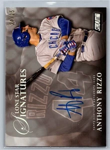 2017 Topps #LSS-AR Anthony Rizzo Lone Star Signatures /25 Chicago Cubs - Picture 1 of 2