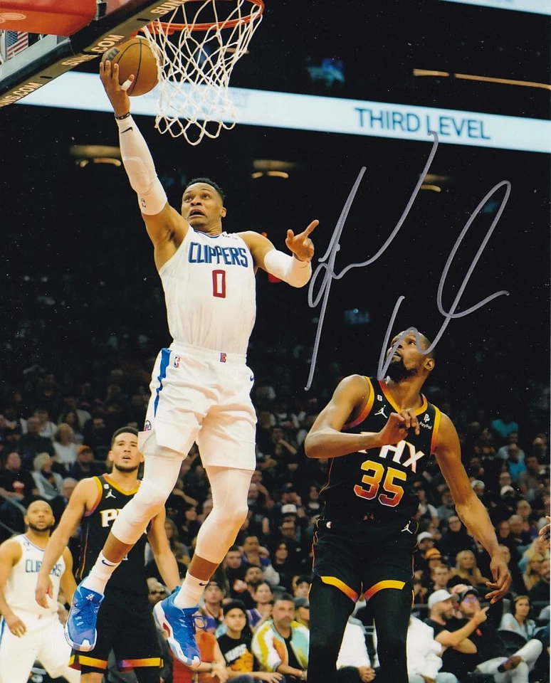 FOTO AUTÓGRAFA FIRMADA POR RUSSELL WESTBROOK 8X10 LOS ANGELES CLIPPERS Foto 1 de 1