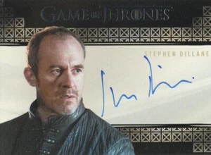 Tarjeta autógrafa Game of Thrones InfleXions: Steven Dillane como Stannis Valyrian - Imagen 1 de 1