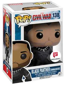 POP! Marvel 138 Black Panther Unmasked Walgreens Exclusive - Picture 1 of 1