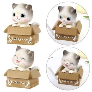 Lucky Cat Ornamente mit dem Shaking Head Cat Car Baby Cat Car Swing Spielzeug