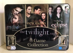 The Twilight Saga 3 Board Game Collection in Collectors Tin Brand New ULTRA RARE - Picture 1 of 4