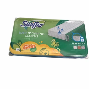 New Swiffer Sweeper Wet Mopping Cloths Gain Original Scent, 12 Count - Picture 1 of 4