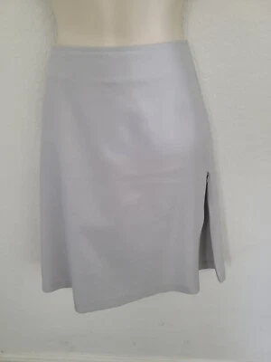 XOXO Zip Slit Grey A-Line Skirt, Women's Sz 3 - Image 1 of 4