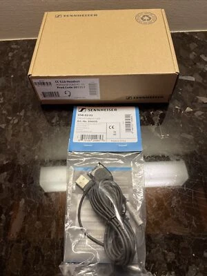 Sennheiser CC 510 Corded Telephone Single-Sided Headset - 005357 W/USB Adapter - Image 1 of 4