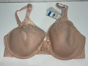 NWT! - NATORI Full Figure Seamfree Convertible to X Cross BRA rose 34DDD $78 - Picture 1 of 9
