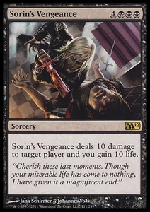 MTG SORIN'S VENGEANCE EXC - RACHE VON SORIN - M12 - MAGIC - Bild 1 von 1