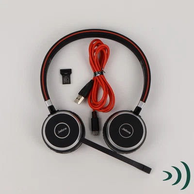 Jabra Evolve 65 UC Stereo Wireless On-Ear Headset - Inc VAT & 12m Warranty - Image 1 of 4