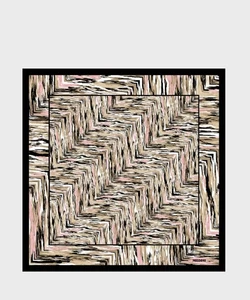 Missoni foulard in seta stampa zig zag, nero FO41TWDA1340001 - Picture 1 of 1