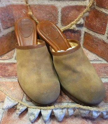 Zueco Frye Jessica 8,5 gamuza bohemia bronceado tacón bloque sin cordones 3472634-cámara Foto 1 de 4