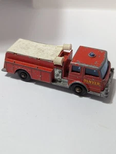 Lesney Matchbox Series No. 29 Fire Pumper Truck "Denver" Red England 1960's - Picture 1 of 5