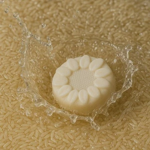Unscented Rice Water Conditioning Shampoo Bar - Förderung des Haarwachstums  - Bild 1 von 10