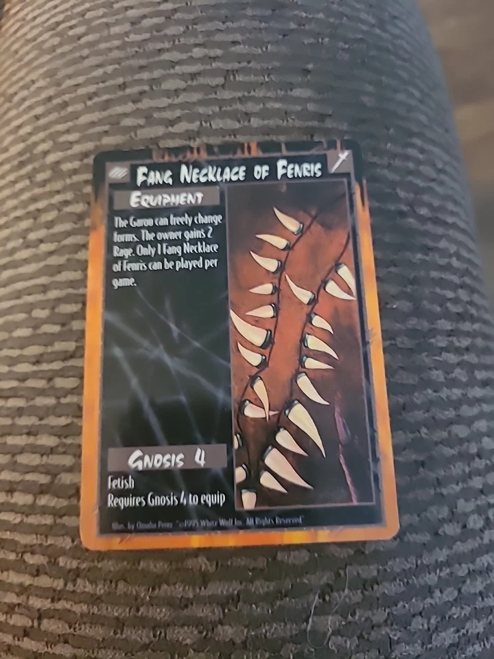 Rage CCG Fang Necklace Of Fenris Equipment Card - Image 1 of 1