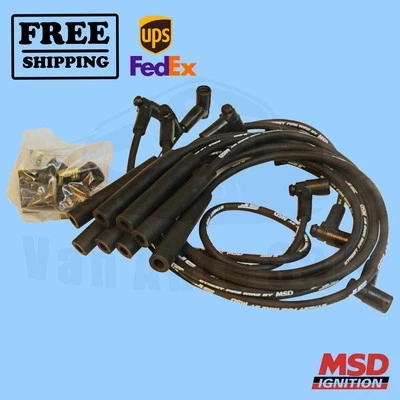 Juego de cables de bujía MSD para Chevrolet 1987 R30 Foto 1 de 2