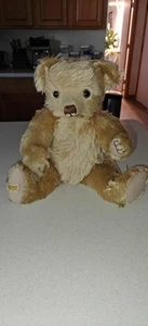 HERMOSO OSO DE PELUCHE 18" MOHAIR GROWLER MERRYOUGHT RUBIO PUNTA PIEL 248/1.000 - Imagen 1 de 9