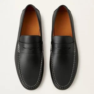 Neu im Karton Herren Millburn Co. Penny Halbschuhe schwarz Größe 9,5 - Bild 1 von 10