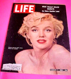 LIFE MAGAZINE August, 1964 features the iconic Marilyn MONROE - Picture 1 of 8