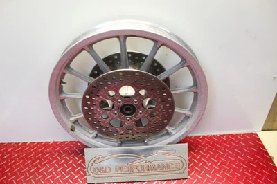 2007 SPORTSTER XL 1200r  19 X 2.15  13 SPOKE FRONT WHEEL RIM DUAL DISC  SP111 - Image 1 of 4