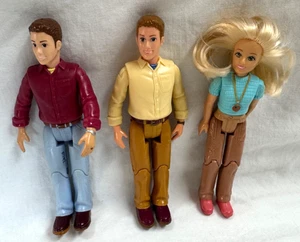FISHER PRICE LOVING FAMILY DOLLHOUSE FAMILY PEOPLE - SET OF 3 - MOM & DAD - Picture 1 of 14