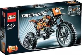 LEGO Technic 42007 Motocross Bike 2-in-1 Model with Suspension Features