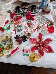 Konvolut 30+ Vintage Weihnachtsartikel aus den 50er bis 70er Jahren Wundertüte "wie besehen" - Bild 1 von 5