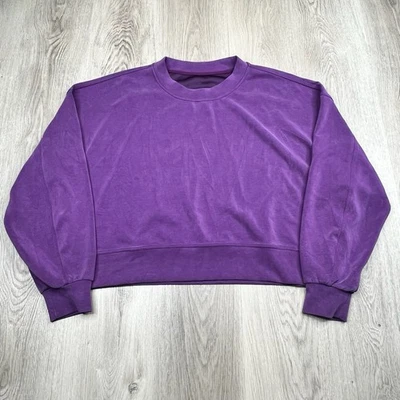 Lululemon Softstreme Equipo Recortado Perfectamente Grande Dramático Magenta Talla 10 Foto 1 de 4