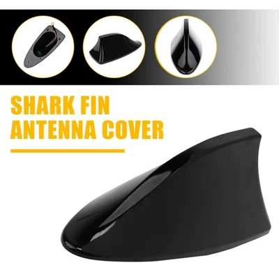 Car Shark Fin Roof Antenna Stereo Radio AM/FM Aerial Signal Antenna Cover New - Imagem 1 de 4