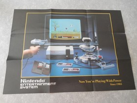 NINTENDO ENTERTAINMENT SYSTEM NES CLASSIC EDITION START UP INSTRUCTIONS POSTER!