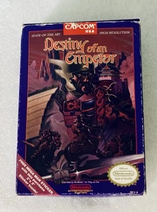 1990 Nintendo NES Destiny Of An Emperor CIB Complete w/Map Tested - Picture 1 of 15